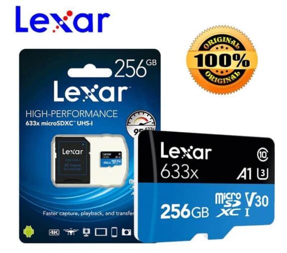 256gb Lexar High Performance Blue Series Microsd Card Lexar.pk