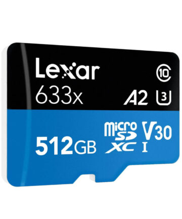 512gb Lexar High Performance 633x Microsdhc Microsdxc Uhs I Card Blue Series Lexar.pk