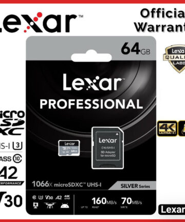 64gb Lexar Professional 1066x Speed Micro Sd Card Original Warranty Lexar.pk